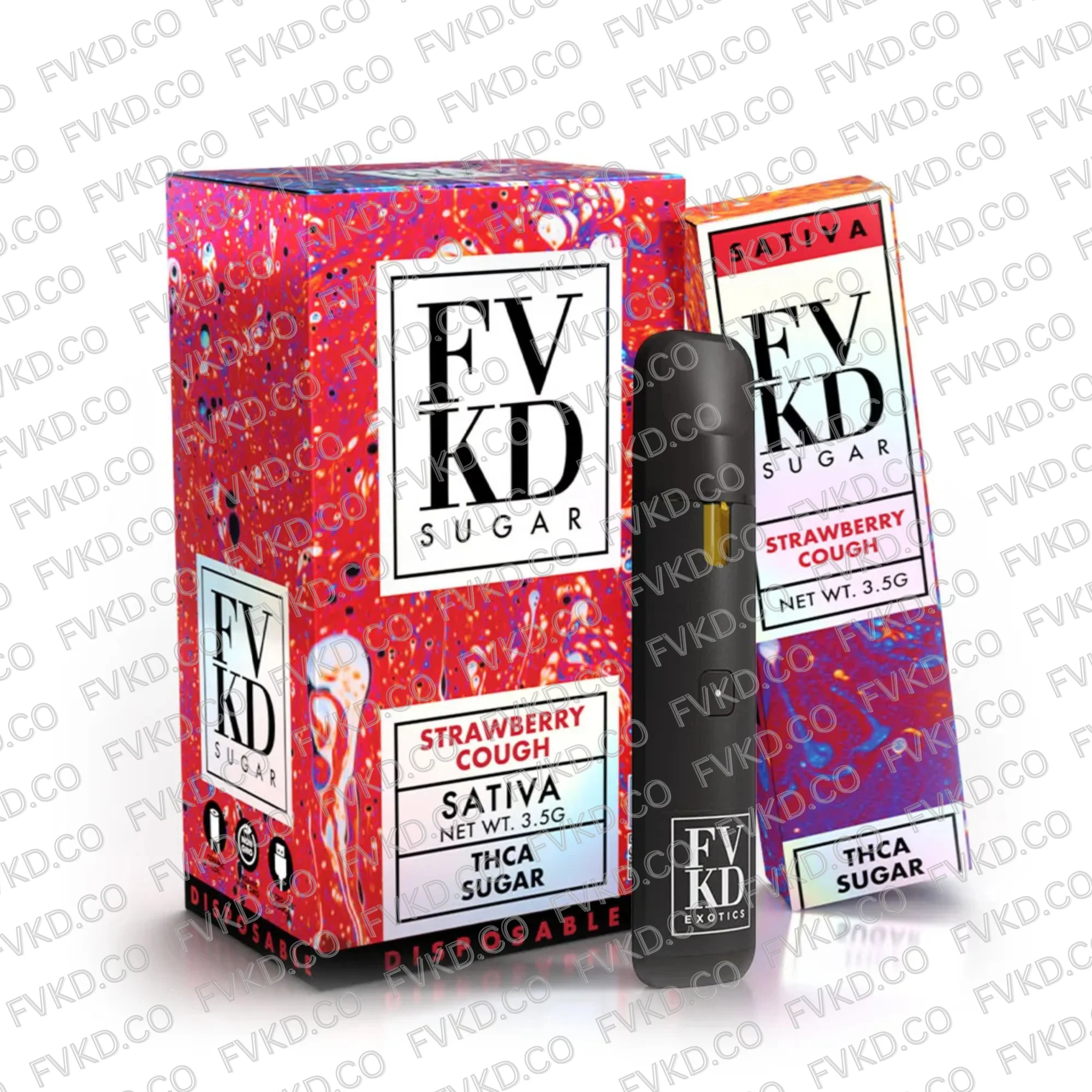FVKD THCA SUGAR DISPOSABLE | 3.5g. , III - Image 6