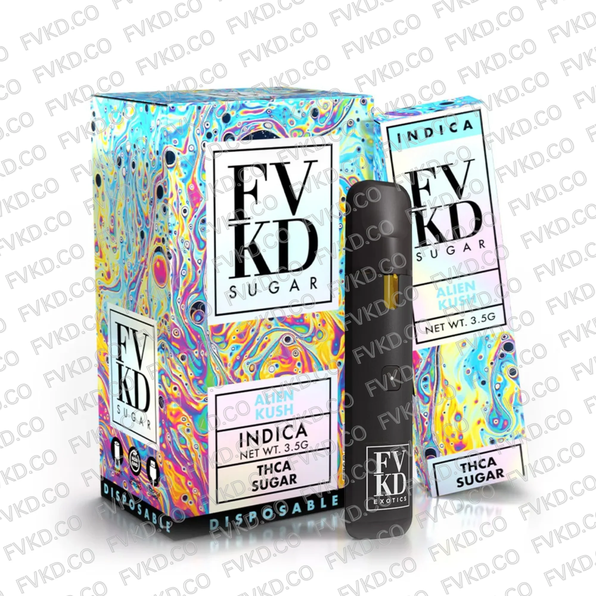 FVKD THCA SUGAR DISPOSABLE | 3.5g. , III - Image 7