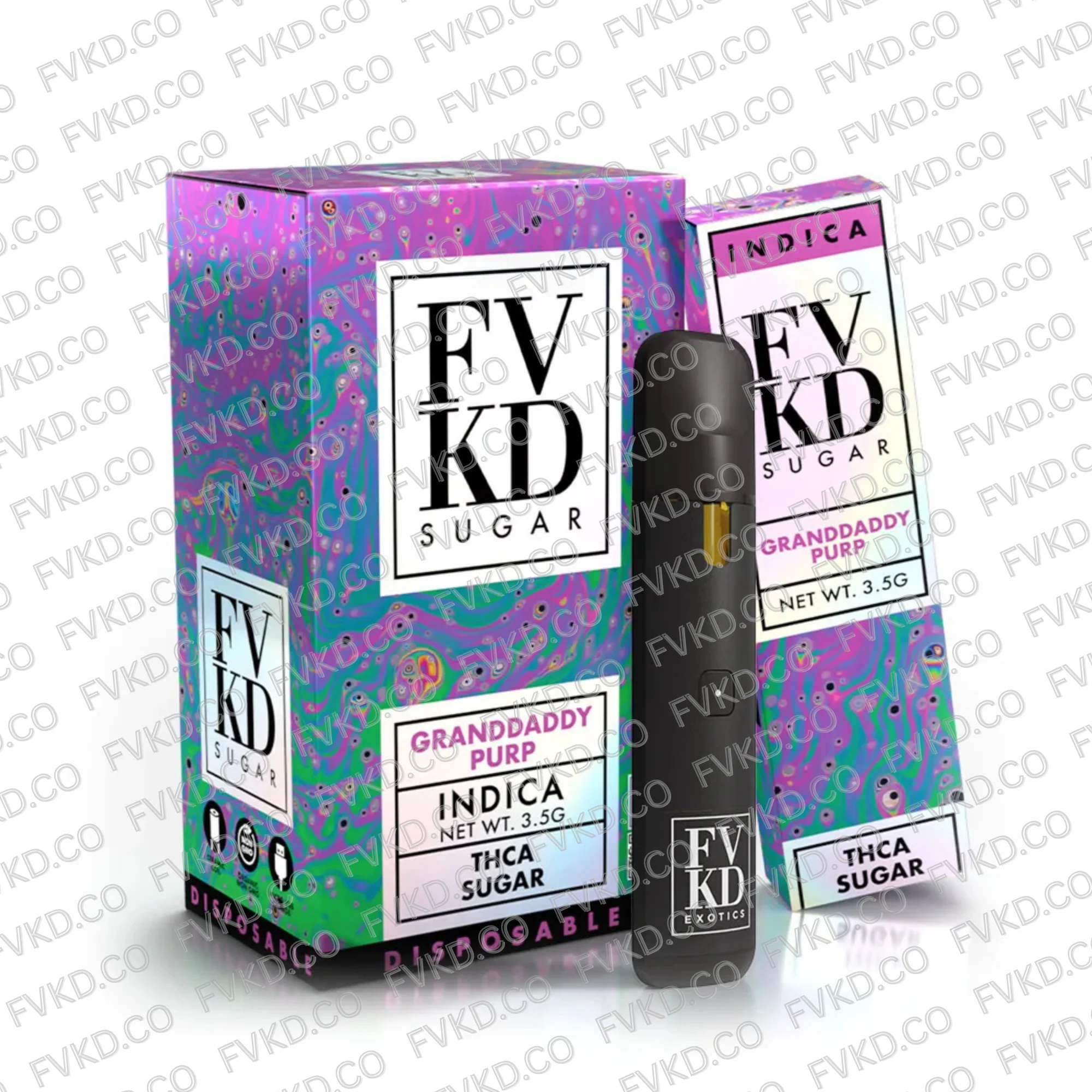 FVKD THCA SUGAR DISPOSABLE | 3.5g. , III - Image 8