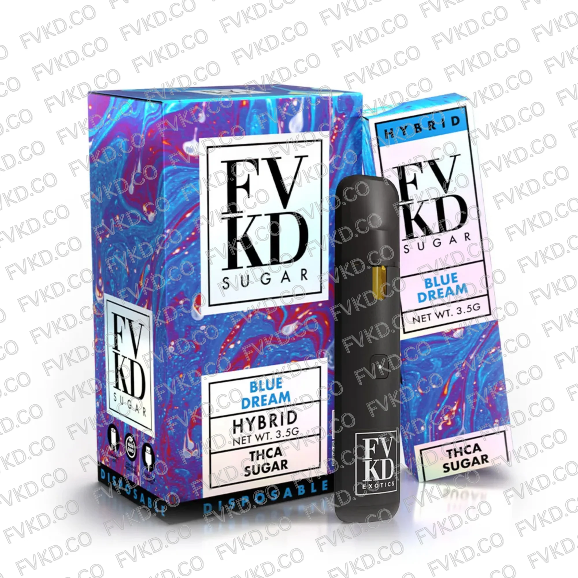 FVKD THCA SUGAR DISPOSABLE | 3.5g. , III - Image 9